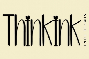 Thinkink Font Download