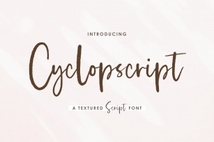 Cyclopscript Font Download