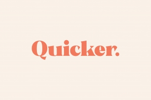 Quicker Serif Font Download