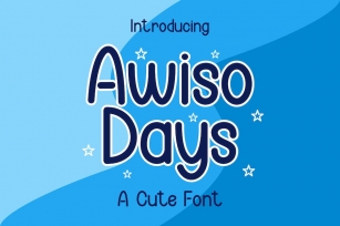 Awiso Days Fonts Font Download