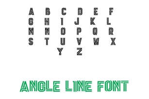 Angle Line Font Download