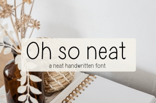 Oh so Neat Font Download
