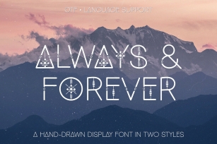 Always and Forever Display Font Download