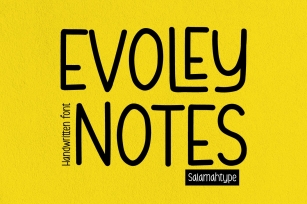 Evoley Notes Handwriting Font Download
