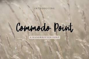 Commodo Point Font Download
