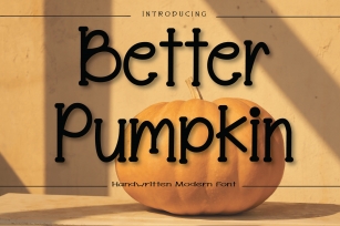 Better Pumpkin Font Download