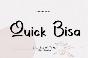 Quick Bisa Font Download