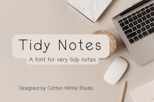 Tidy Notes Font Download
