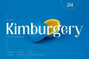 Kimburgery Serif Font Download