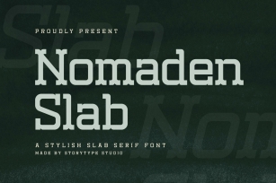 Nomaden Slab Font Download