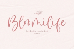 Bloomilife Font Download
