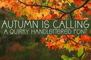 Autumn Is Calling Font Download