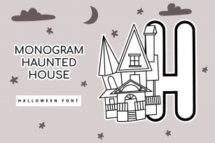 Monogram Haunted House Font Download