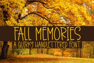 Fall Memories Font Download