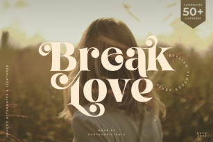 Break Love Font Download