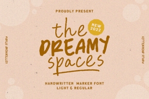 The Dreamy Spaces Font Download