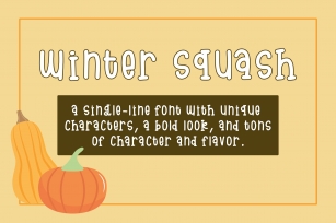 Winter Squash Font Download