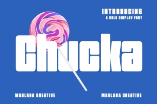 Chucka Bold Sans Display Font Download