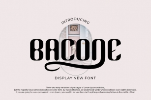BACONE Font Font Download