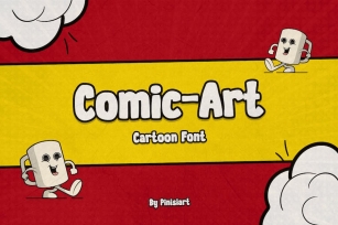 Comic Art - Cartoon Display Font Font Download