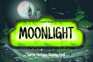Moonlight - Game Fantasy Display Font Font Download