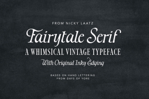 Fairytale Serif Font Download