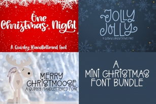 Mini Christmas Bundle Font Download