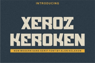 Xeroz Keroken Font Download