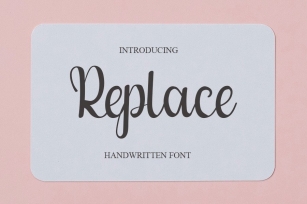 Replace Font Download