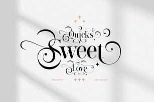 Quicks sweet love Font Download