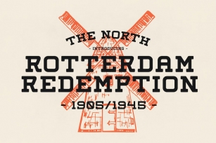 Rotterdam Redemption Display Font Font Download