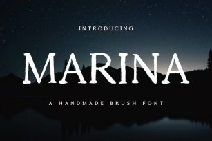 Marina Handmade Brush Font Font Download