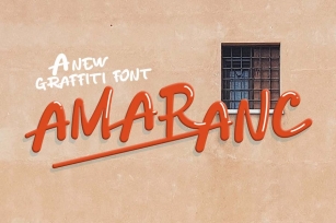 Amaranc - Graffiti Font Download