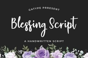 Blessing Script Font Download