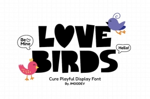 Love Birds - Fun Bold Fonts Font Download