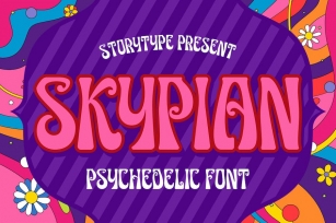 Skypian Psychedelic Font Font Download
