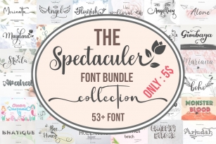 The spectaculer bundle Font Download