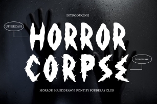 Horror Corpse Font Download