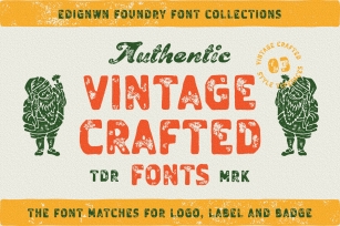 Vintage Crafted Font Download