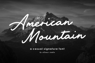 American Mountain Font Download