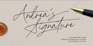 Andreas Signature Font Download
