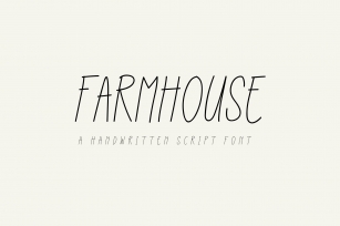 Farmhouse Handwritten Font Download