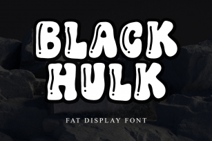 Black Hulk Font Download