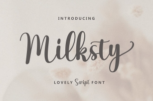 Milksty Font Download