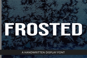 Frosted Font Download