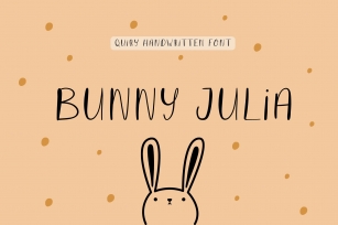 Bunny Julia Quirky Handwritten Font Download