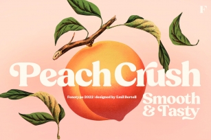 Peach Crush Serif Typefaced Font Download