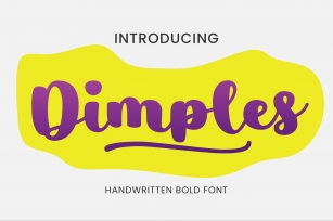 Dimples Font Download
