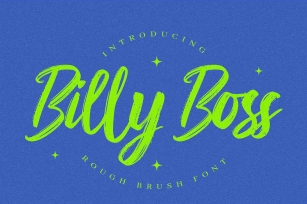 Billy Boss Font Download