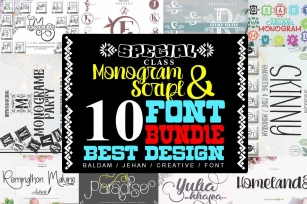 Special for You a collection of 10 of the best Design Font Download